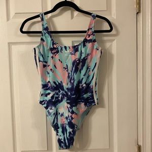 Adidas Tie Dye One-Piece Swimsuit